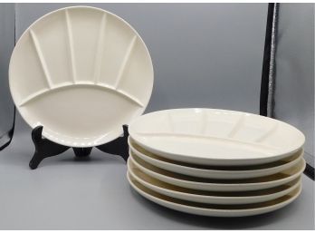 Sectioned Sushi Vintage Plate Set - Set Of Six