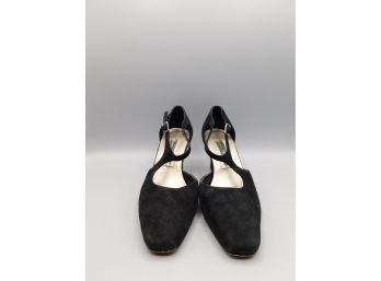 Studio Roma Black Strap Heels - Women's Size 5.5