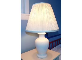 Ceramic Base White Table Lamp