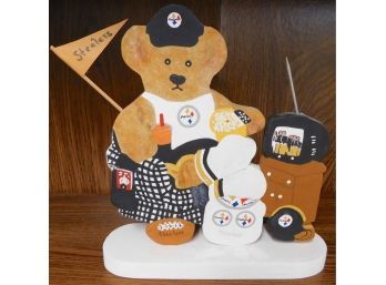 Pittsburgh Steelers Handpainted Wooden Decorative Plaque