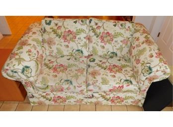 Catalano's Custom Upholstery & Restoration Floral Print Loveseat Sofa