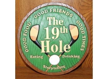 'The 19th Hole' Decorative Garden Stepping Stone