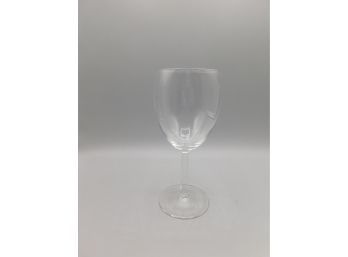 All Purpose Hexagon & Rounded Stem Glass Goblet Set - Set Of 12