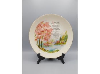A Sure Way To A Happy Day Keepsake Autograph Series Decorative Plate