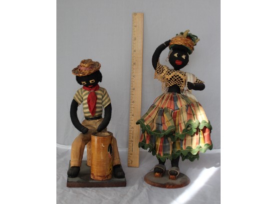 Pair Of African Dolls (025)