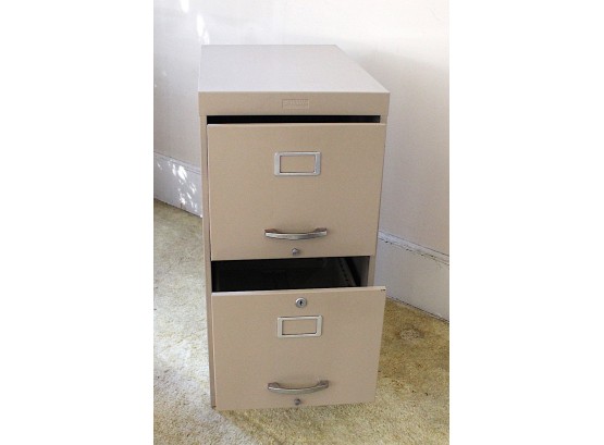 2 Draw Metal File Cabinet (041)