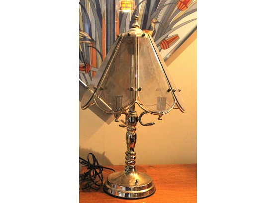 Glass Mantel Lamp (066)