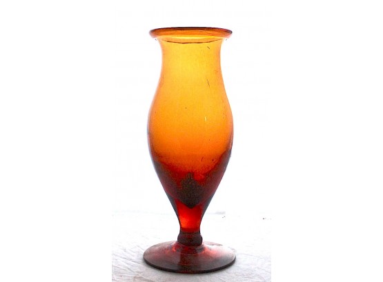 Amber Glass Vase (195)