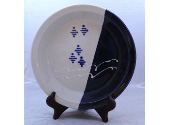 Hand Crafted Pottery Plate By Artist Doug Hardy (070)