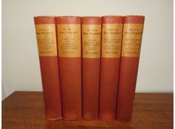 The Works Of Ivan Turgenieff- Set Of 5