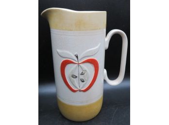 Holt Howard Tall Ceramic Apple Pitcher