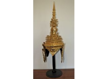 Ram-thai Headdress Crown Table  Decor On Stand