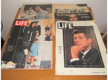 NY Times & Life, Vintage Magazines - Assorted Set