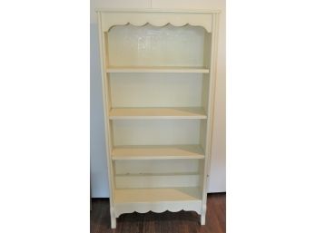 Wood Painted 3-shelf Bookcase