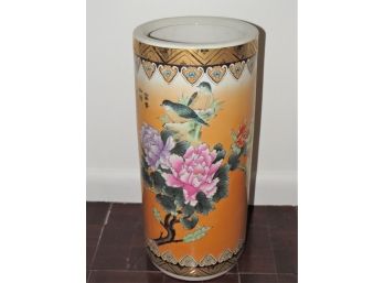 Ceramic Floral Umbrella Stand