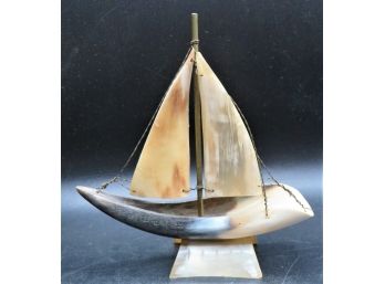 Sailboat Horn Table Decor