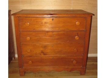 Wood 4-drawer Dresser