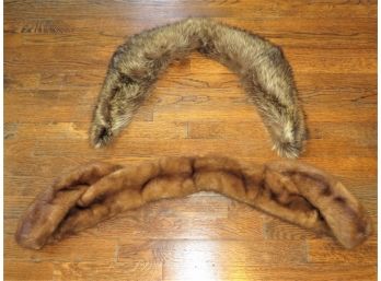 Faux Fur Collar/shawls - Set Of 2