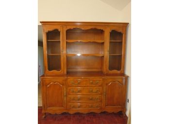 Bodart Wood Hutch, 4 Doors, 4 Drawers