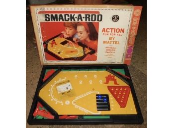 1964 Mattel Smack-a-rod Board Game With Box