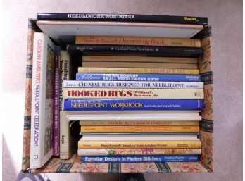 Needlepoint/sewing Books- Assorted Lot - 21 Total