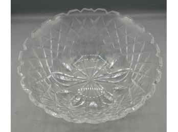 Cut Crystal Serving Bowl