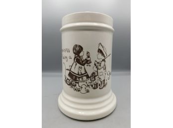 Royal Crownford Ironstone Jar With Lid - Happiness Is Being A Grandmother