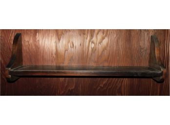 Solid Mahogany Wall Shelf