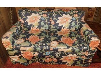 Floral Pattern Sofa Covered Eclipse Living Room Elegance Convertible Furniture - Sleeper Sofa