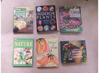 Flower Books - Assorted Lot - 6 Total