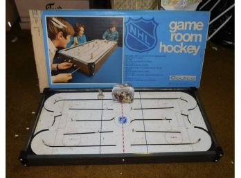 NHL Coleco #5387 Game Room Hockey With Box - Accessories Included