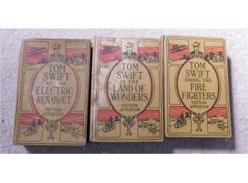 Vintage Tom Swift Series Book Lot - 3 Total