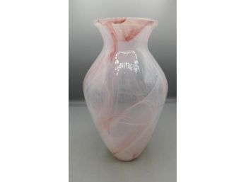 Hand Crafted Glass Fumed Vase