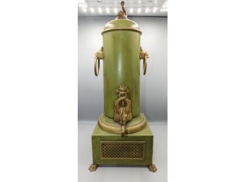 Metal Decorative Samovar With Lid - Made In Italy