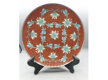 Handmade Cloisonne Ware Decorative Enameled Plate