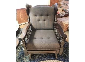 Vintage Solid Wood Rocker Chair