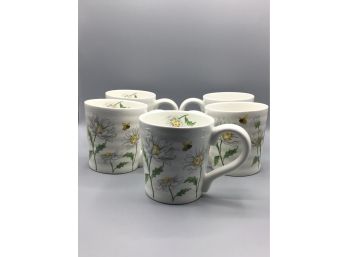 Maxcera Spring Collection Handcrafted Mug Set - Set Of Five