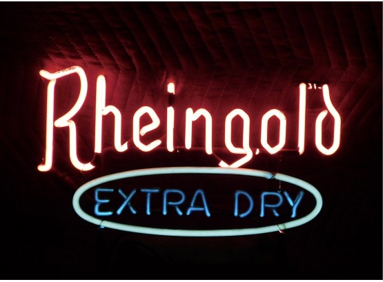 Rheingold Neon Lighted Bar Sign