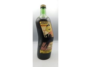 Vintage Screwball American Port Green Glass Wine Bottle - Sealed