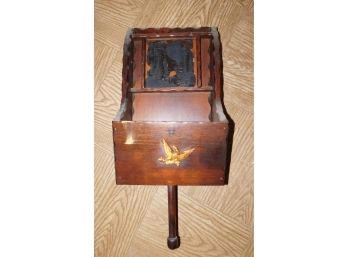 Wooden American Eagle Decal Letter Box Holder