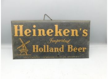 Heineken Cardboard Bar Advertising Sign