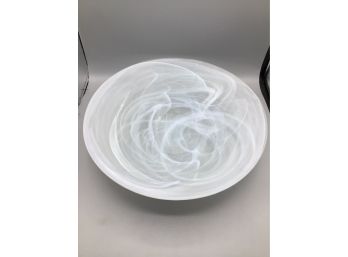 Portmeirion Flumed Glass Serving Bowl