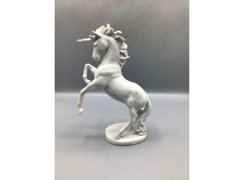 1978 Aldon Fine Grained Porcelain Unicorn Sculpture - Made In Japan