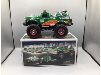 2007 Hess Monster Truck With Monster Truck With Motorcycles - Box Included