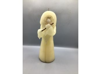 Wizard Playing Flute Style Wax Candle