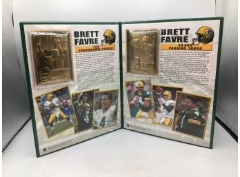 2003 NFL Properties The Danbury Mint - Brett Favre 22KT Gold Cards