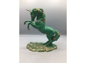 1996 Princeton Gallery - Eternal Spring Unicorn - Limited Edition Hand Crafted Fine Porcelain Figurine