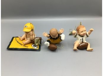 The Green Bay Packers Born To Be A Packers Fan Ornament Collection- Bradford Exchange