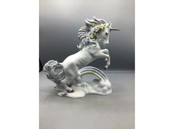 1996 Princeton Gallery - Loves Rainbow - Limited Edition Fine Porcelain Hand Painted Figurine