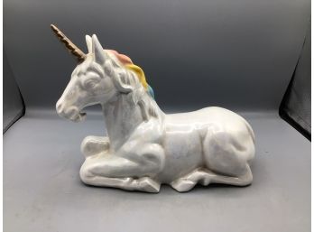 Unicorn Ceramic Hand Painted Figurine